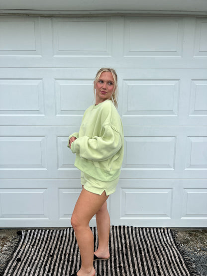 Sweatshirt Shorts Set