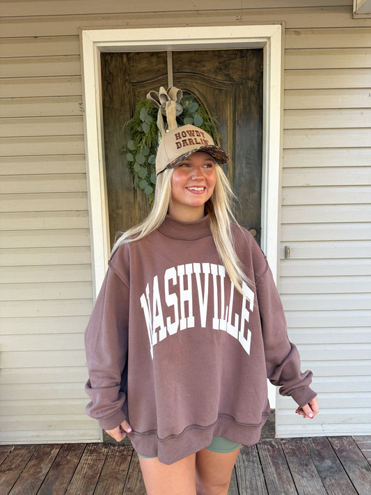 69. Reversible Nashville Mock Neck Sweatshirt