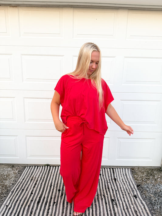 COTTON SLUB OPEN BACK TOP