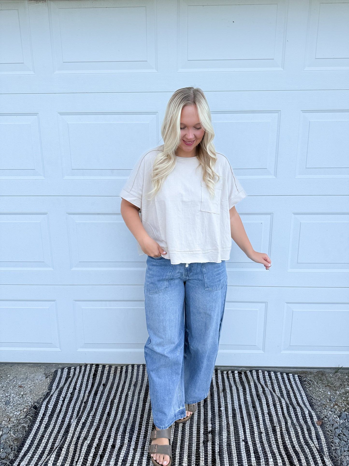 59. Washed Pocket Top Z