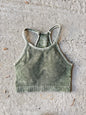 Washed Ribbed Cami Top