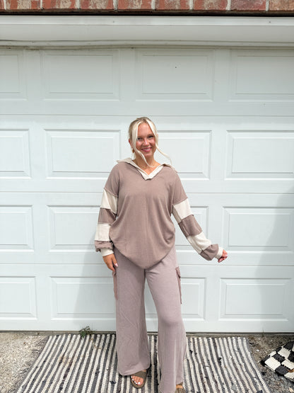 Colorblock Ribbed Longsleeve