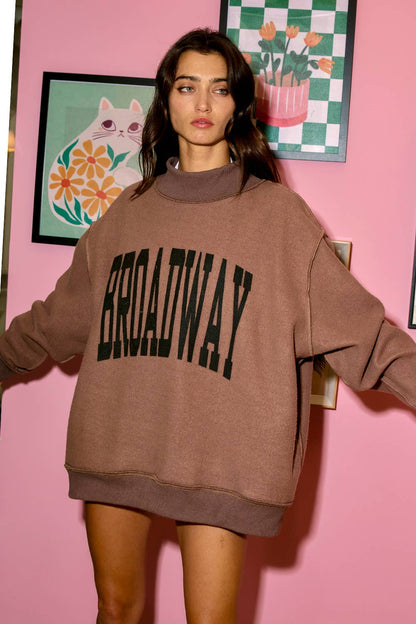 #89. NASHVILLE & BROADWAY' Reversible Sweatshirt