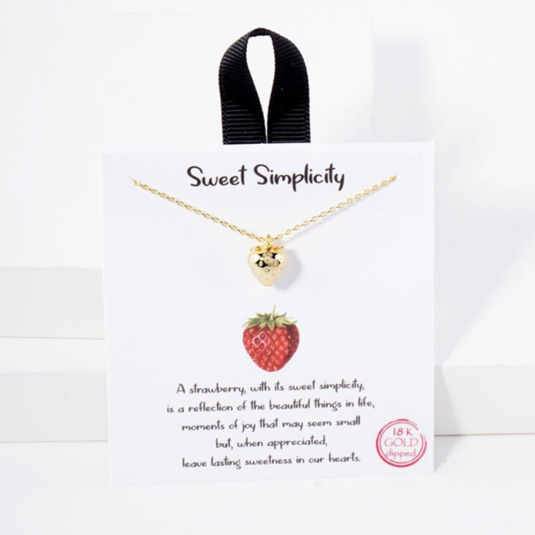 Strawberry Necklace