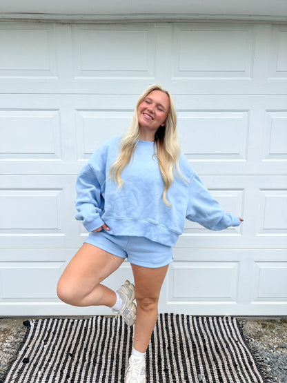 Sweatshirt Shorts Set