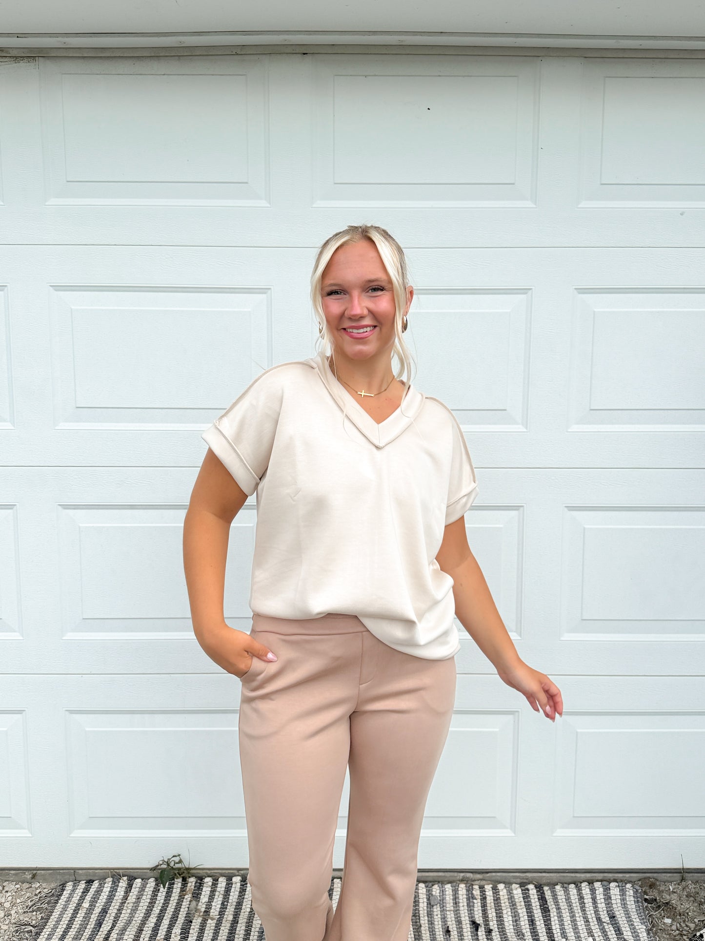 Scuba V Neck Top