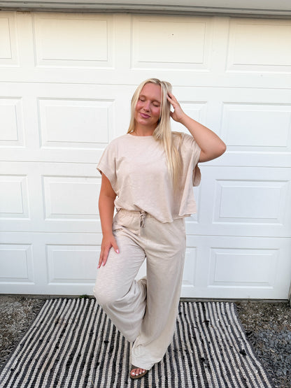 COTTON SLUB OPEN BACK TOP