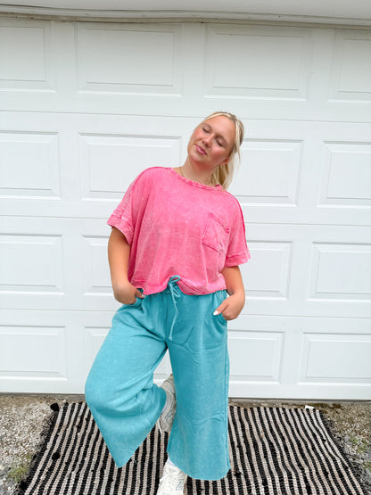 acid washed sweatpants