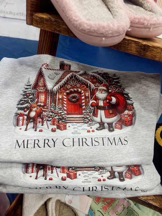 Merry Christmas Gingerbread Sweatshirt