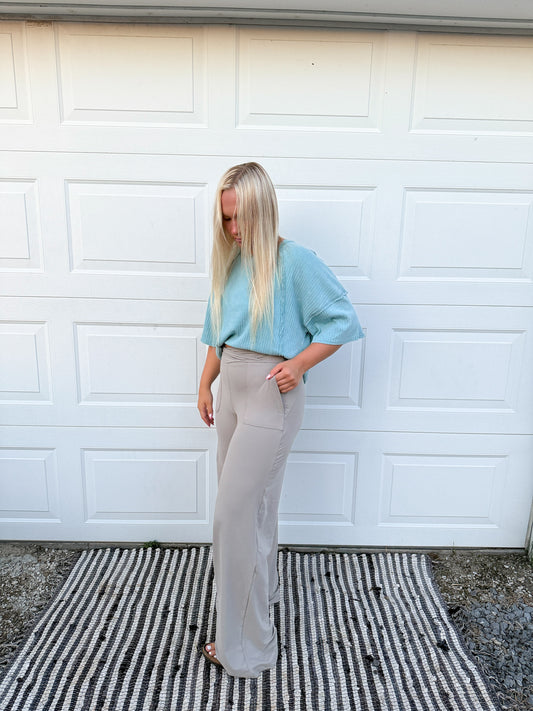 Butter Flare Crossover Leggings