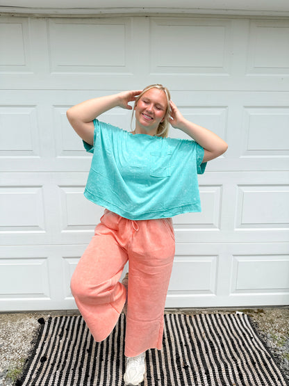 Washed Pocket Top Z