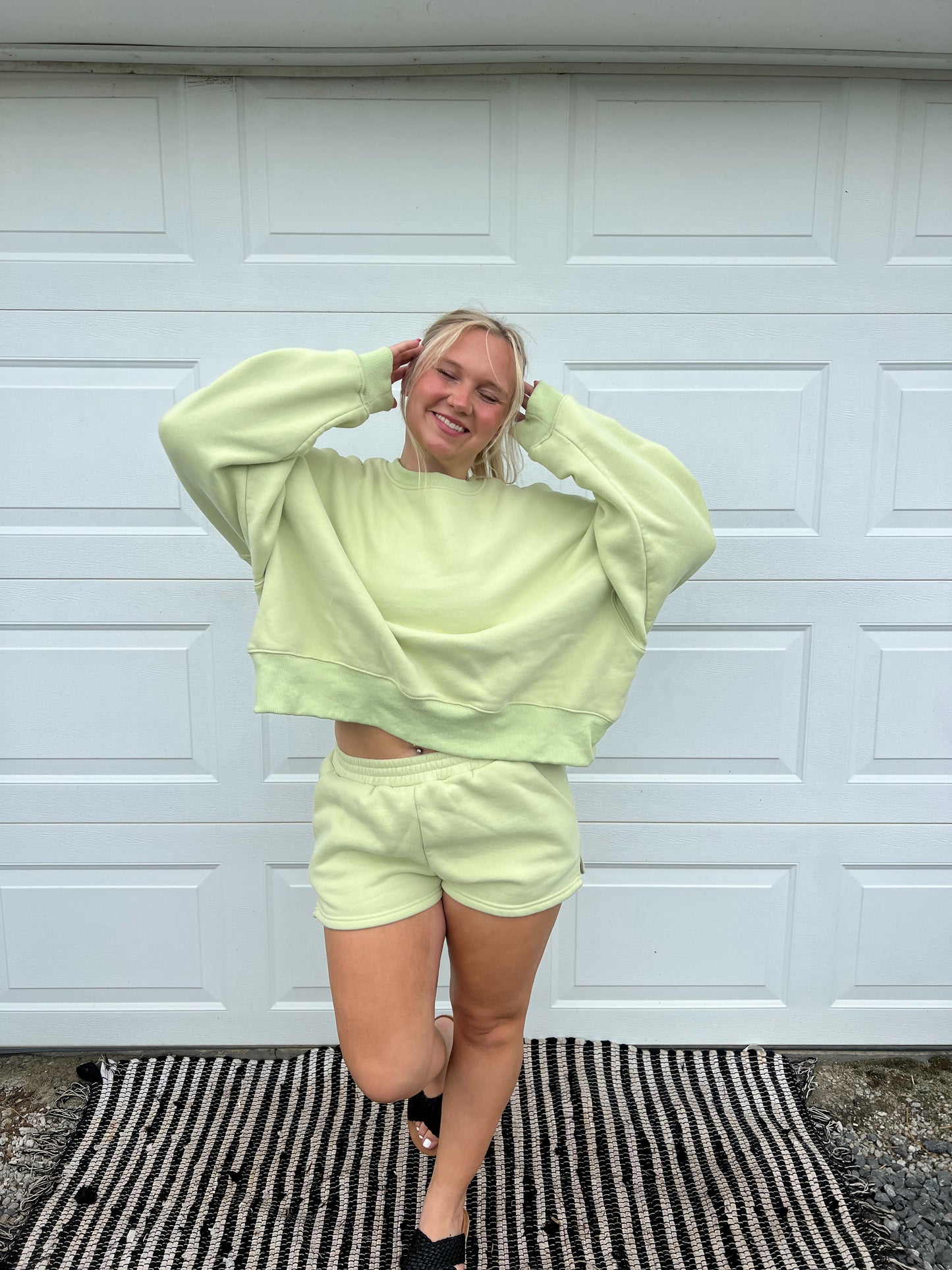 Sweatshirt Shorts Set