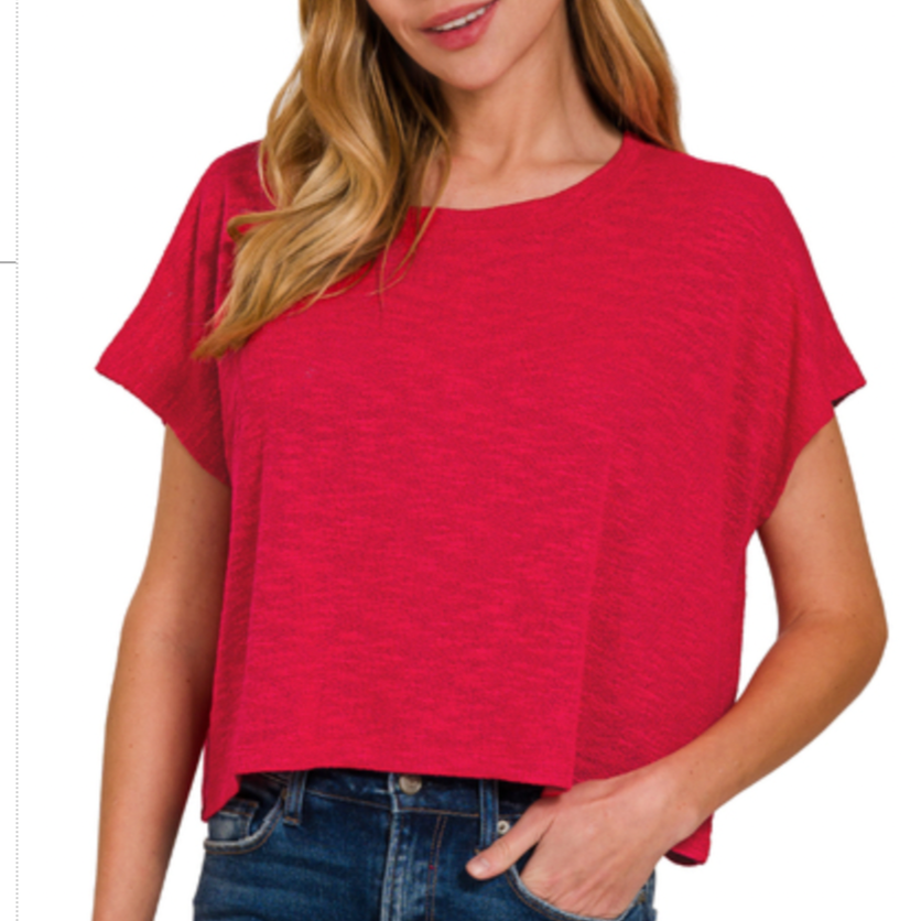 Round Neck Basics Top