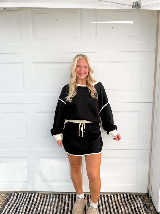 76. Long Sleeve Skort Set