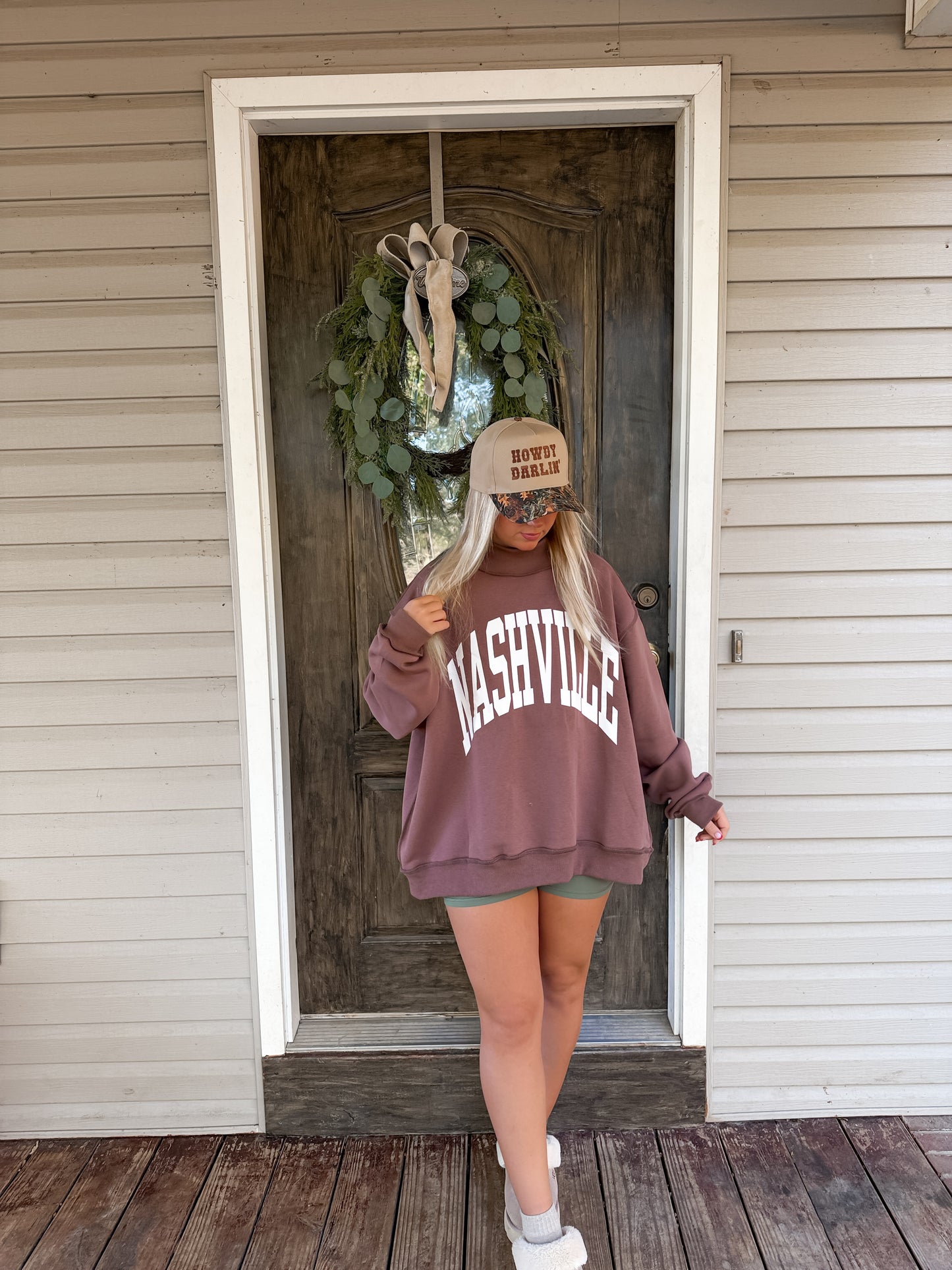 69. Reversible Nashville Mock Neck Sweatshirt
