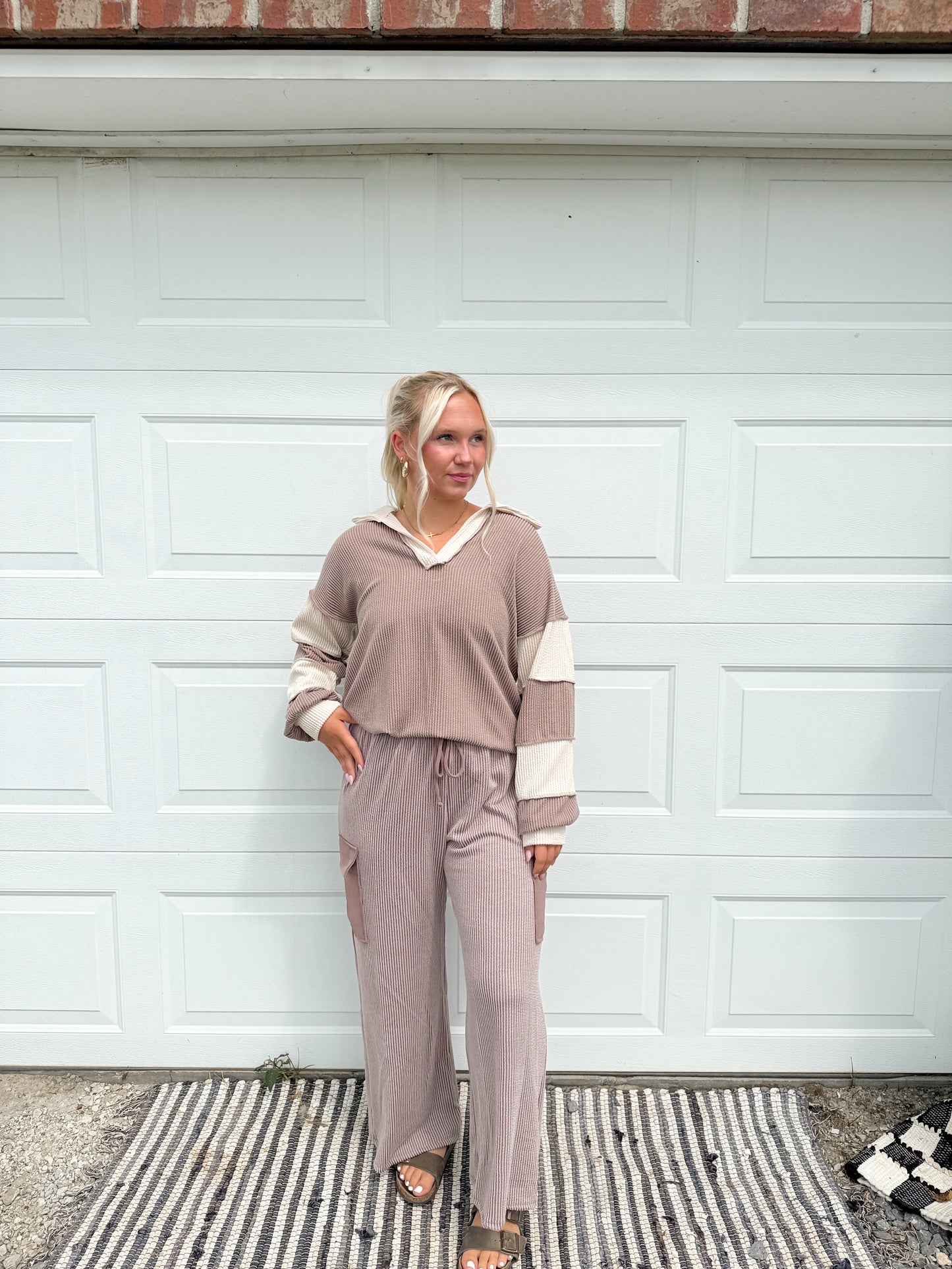 Ribbed Cargo Pants
