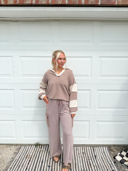 Ribbed Cargo Pants