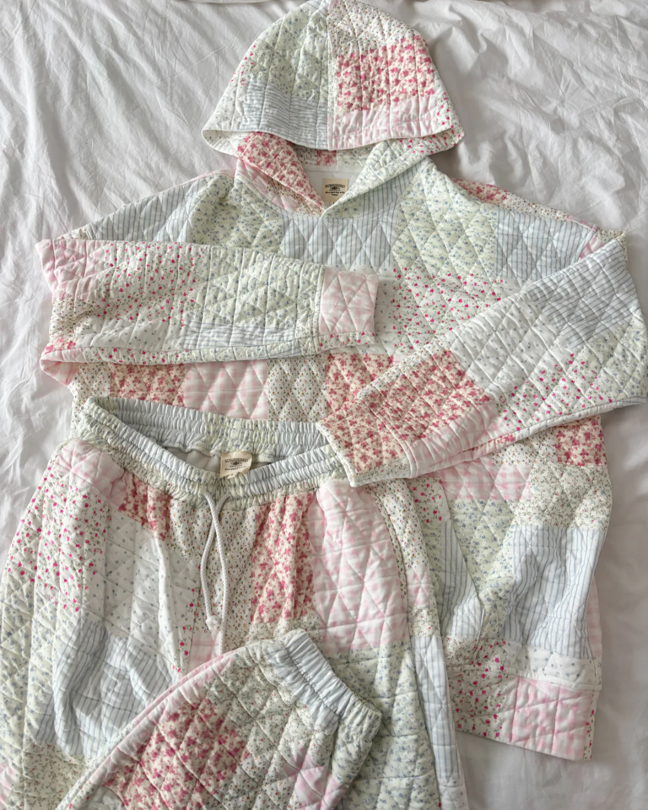 Sunkissed Coconut Quilted Hoodie