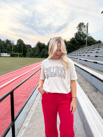 Camo Bulldog Graphic Tee