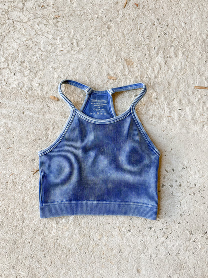 Washed Ribbed Cami Top