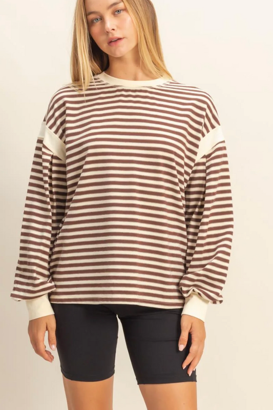 48. Striped Casual Top