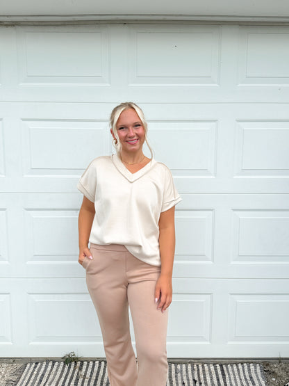 Scuba V Neck Top