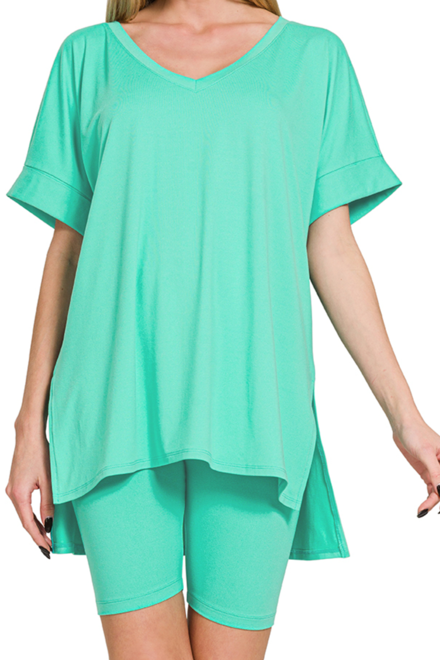 Butter Biker Set V Neck