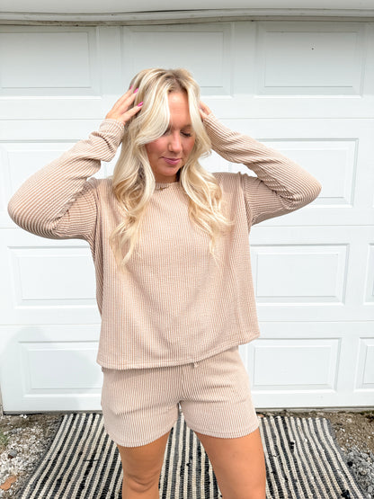 Ribbed Long Sleeve Set 4