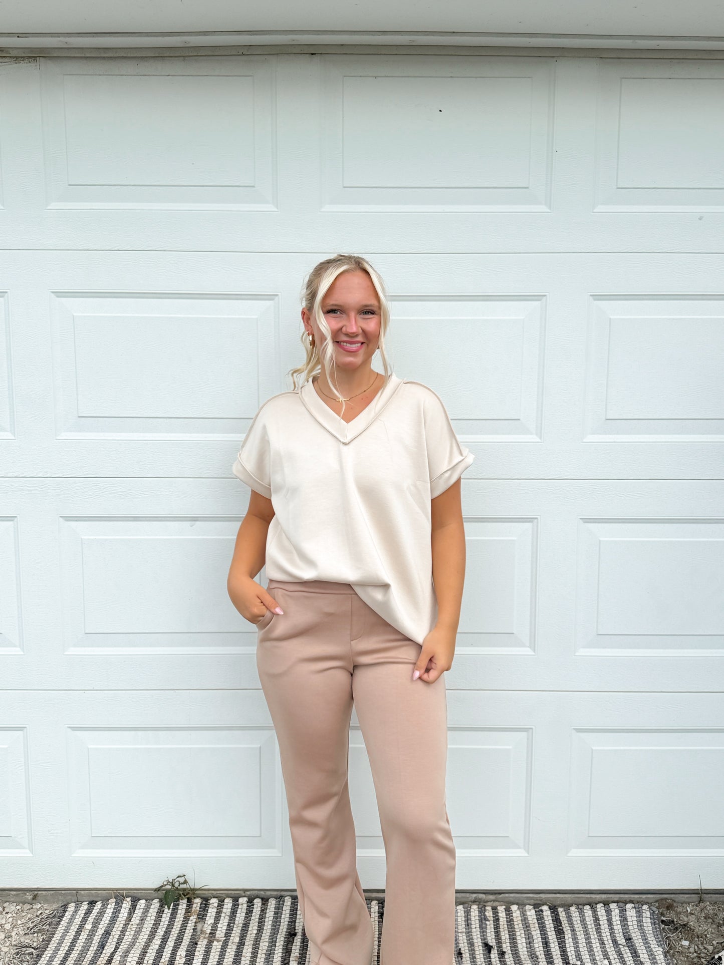 Scuba V Neck Top