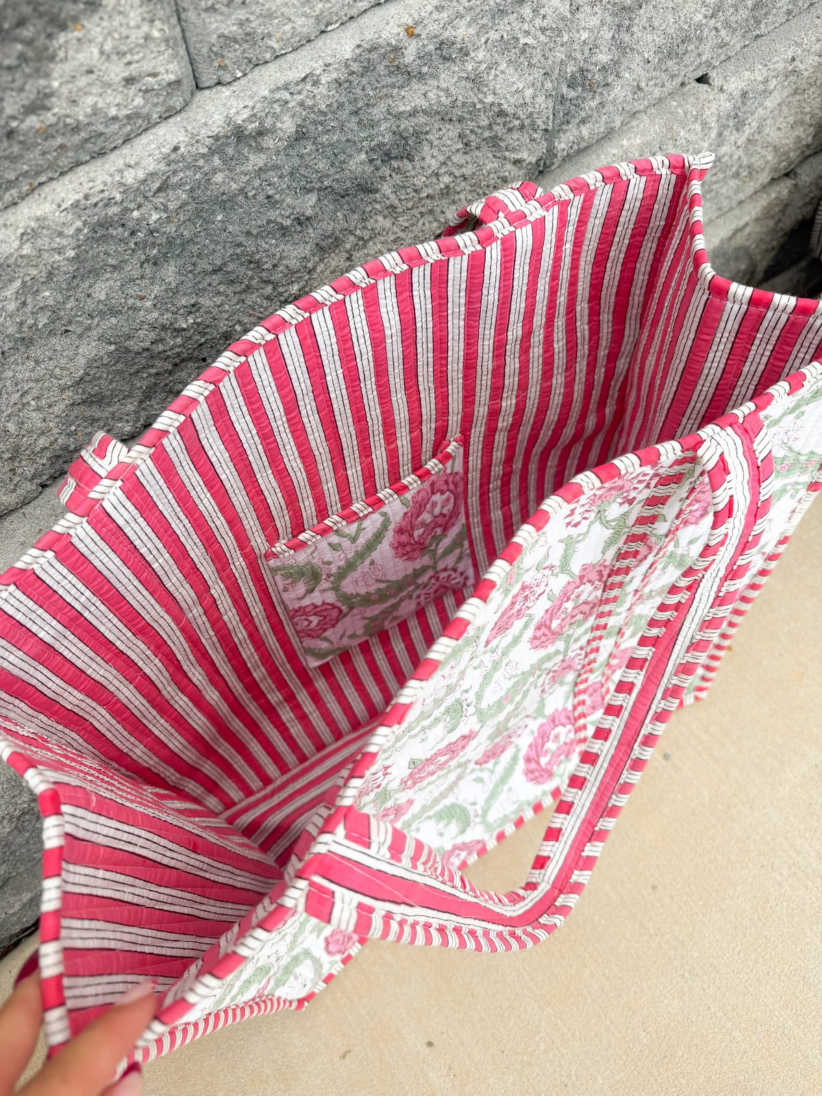 XL Quilted Tote Bag