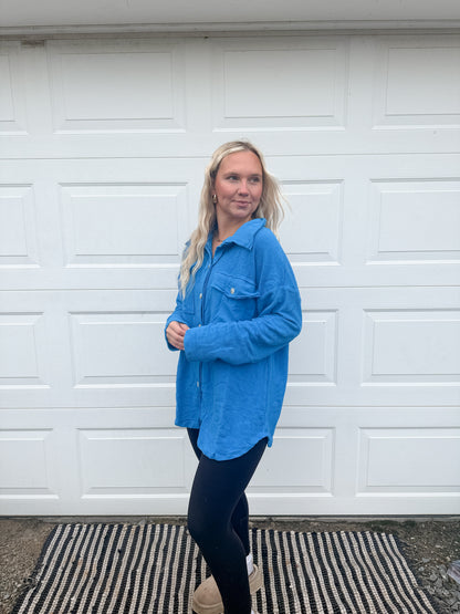 100. Long Sleeve Button Top