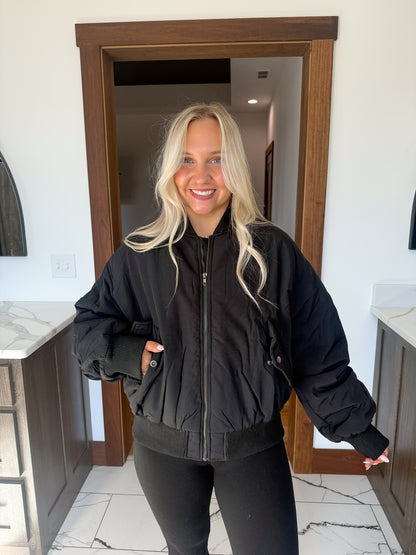 125. Bomber Zip Jacket