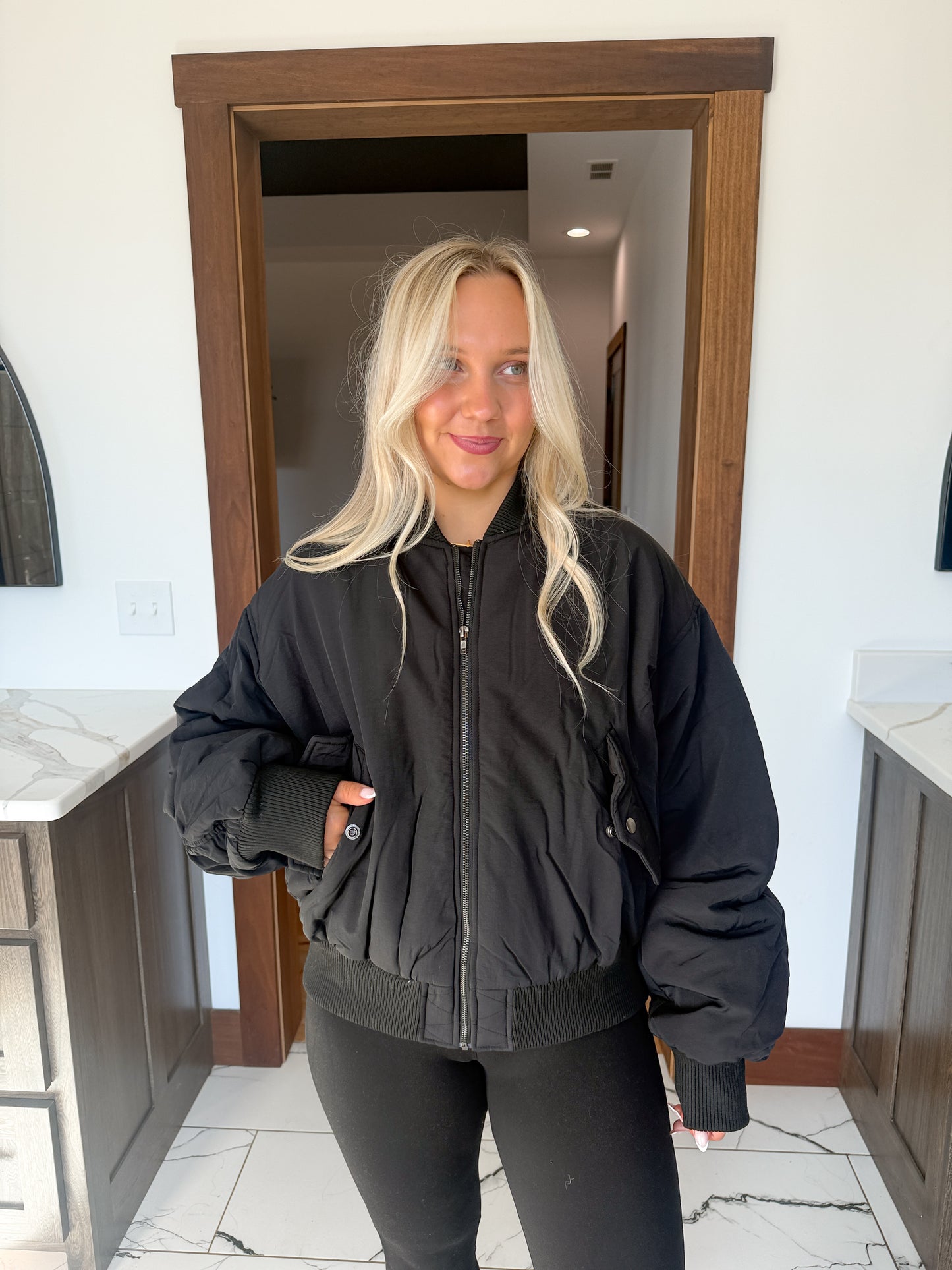 125. Bomber Zip Jacket