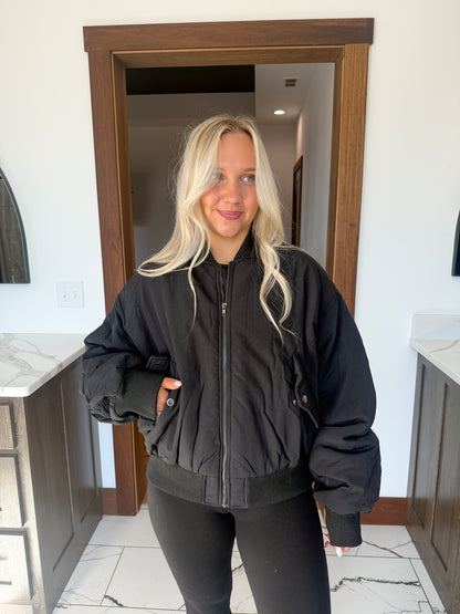 125. Bomber Zip Jacket