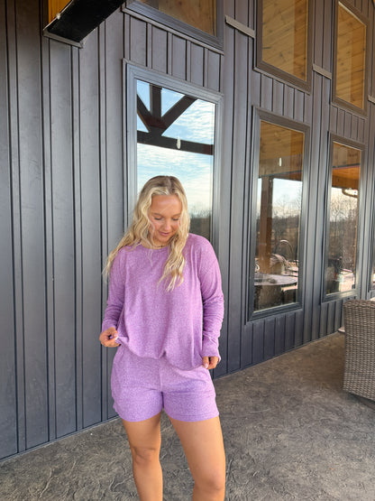 150. Hacci Long Sleeve Short Set