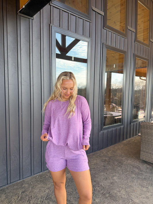 150. Hacci Long Sleeve Short Set