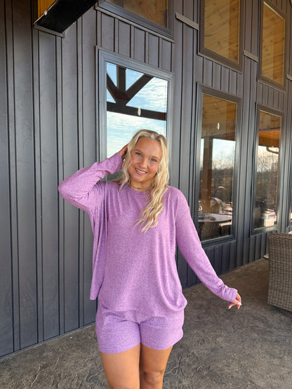 150. Hacci Long Sleeve Short Set