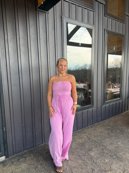 147. Strapless Jumpsuit