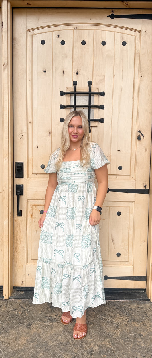 #159. Patterned Maxi Dress