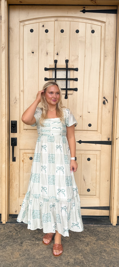 #159. Patterned Maxi Dress