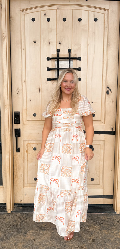 #159. Patterned Maxi Dress