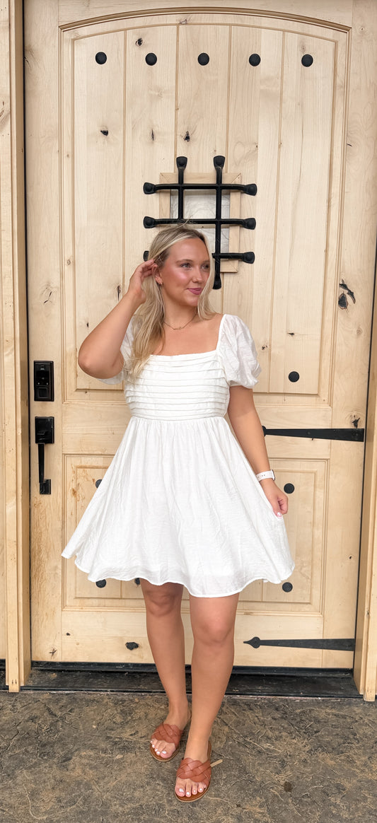161. Pleated Mini Dress