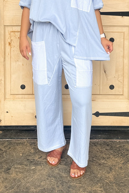 #164. Striped Pocket Barrel Pants
