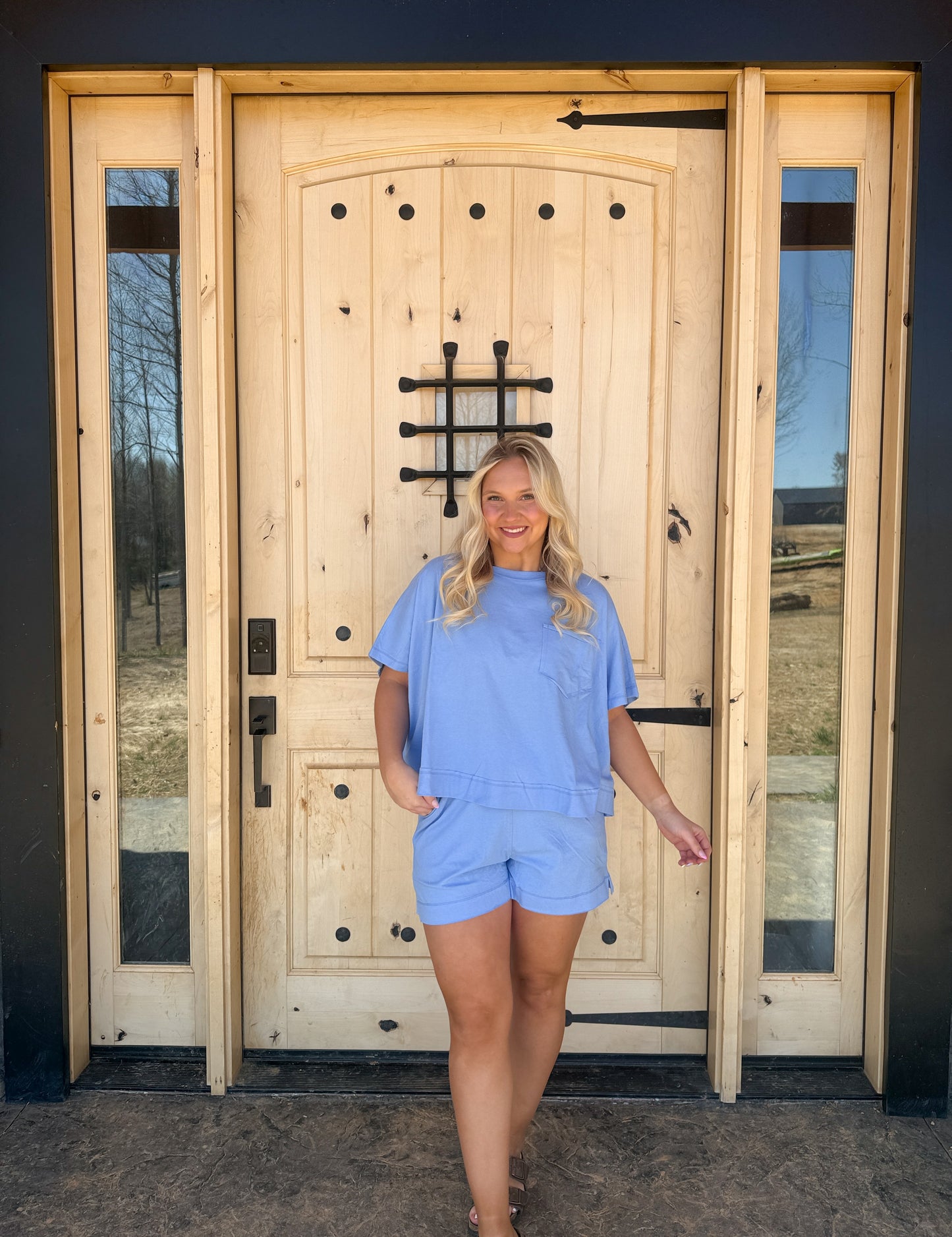 #182. Boxy Top Short Set