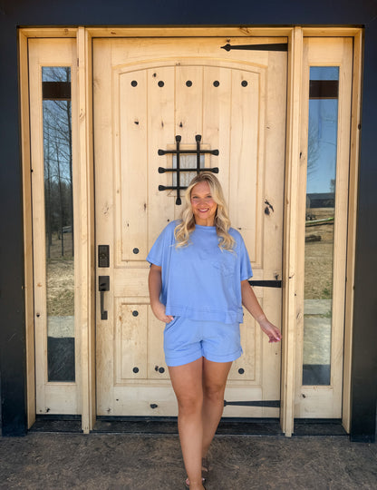 #182. Boxy Top Short Set