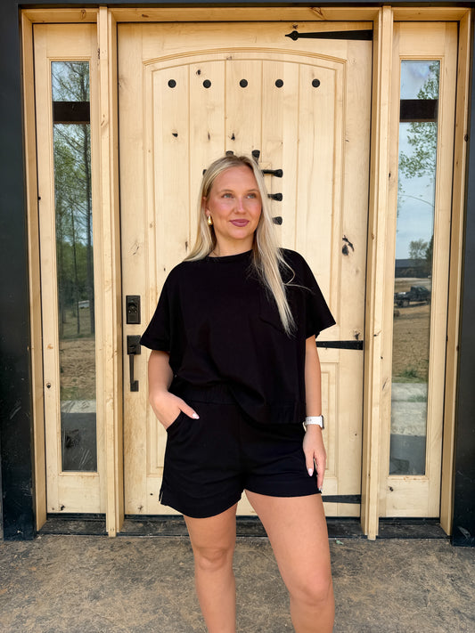 #182. Boxy Top Short Set