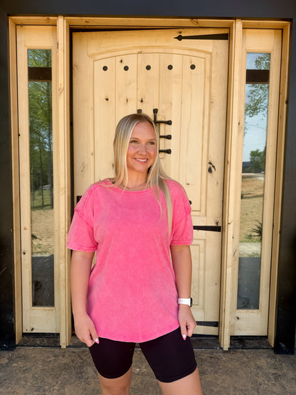 #173 Basic Washed Tee