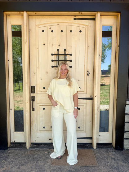 #26. Waffle Knit Detailed Pants