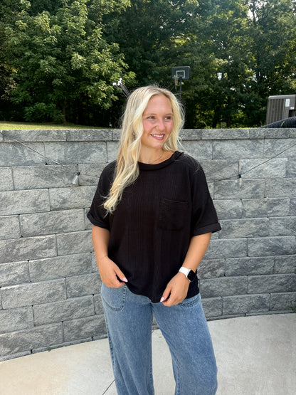 #68. Ribbed Top