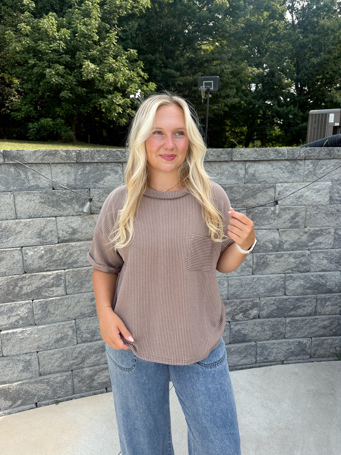 #68. Ribbed Top